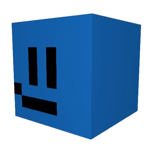 Mangolo Minecraft avatar head, 3D render