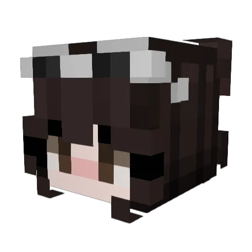 Mangomyheart Minecraft avatar head, 3D render