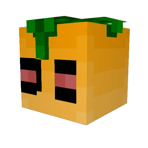 Mangoo_Boyy Minecraft avatar head, 3D render