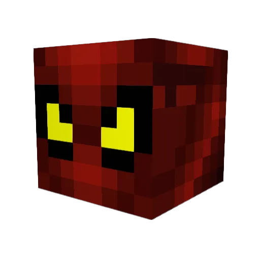 MangyDank Minecraft avatar head, 3D render