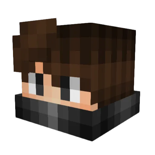 ManiKopzi Minecraft avatar head, 3D render