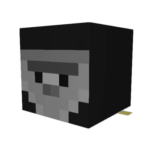 ManiShields Minecraft avatar head, 3D render