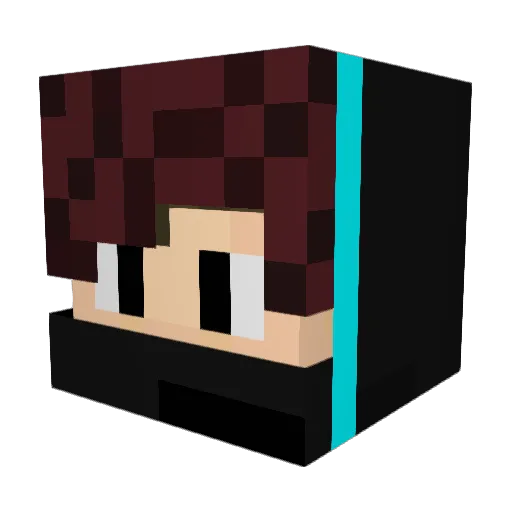 Mani_5678 Minecraft avatar head, 3D render