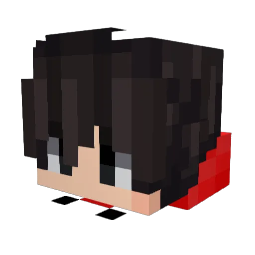 Mani_KG Minecraft avatar head, 3D render