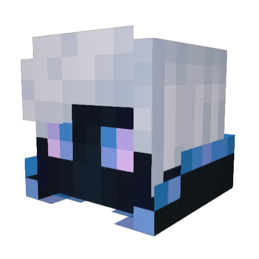 Mani_cwaf Minecraft avatar head, 3D render