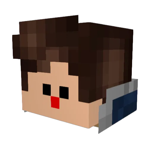 Mani_kazi Minecraft avatar head, 3D render