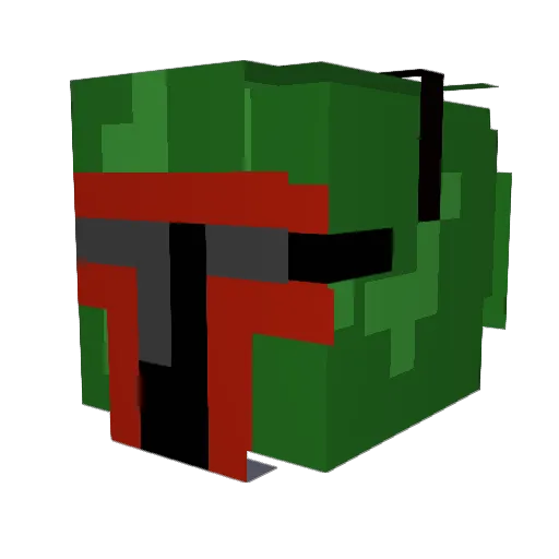 Maniac1212 Minecraft avatar head, 3D render
