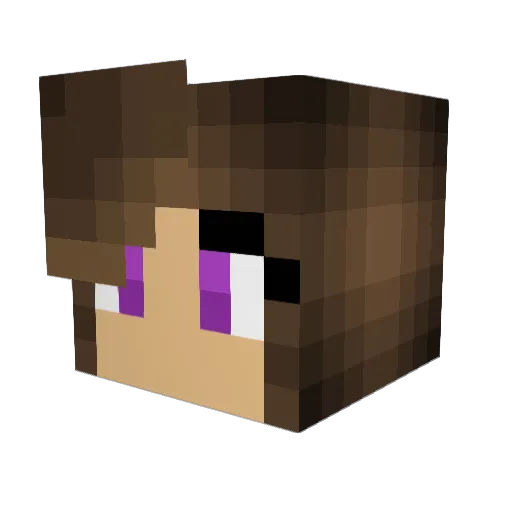 ManiacAssistant Minecraft avatar head, 3D render