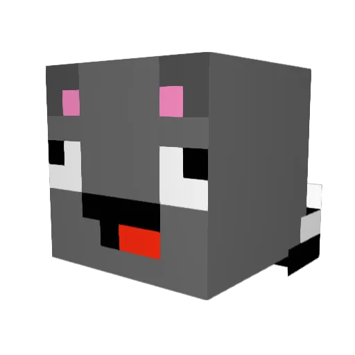 ManiacFever1 Minecraft avatar head, 3D render