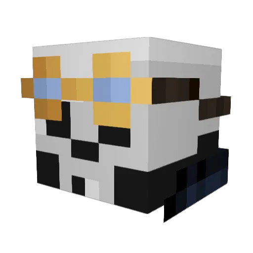 ManiacMind Minecraft avatar head, 3D render