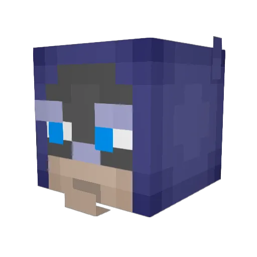 ManiacTrojanboy Minecraft avatar head, 3D render