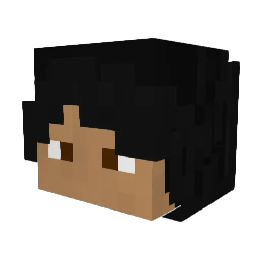 ManiacalToast Minecraft avatar head, 3D render