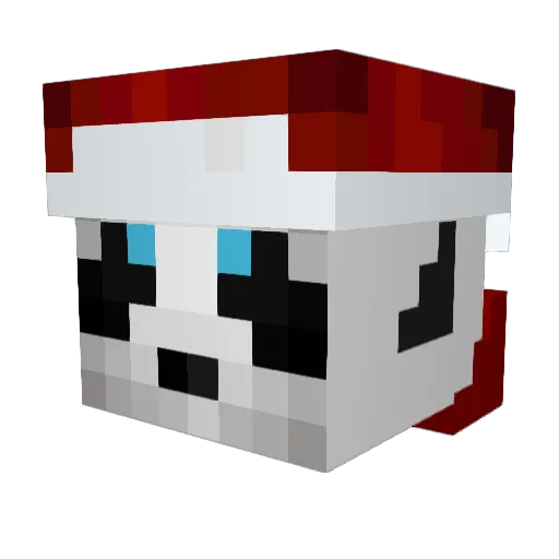 Maniak_01 Minecraft avatar head, 3D render