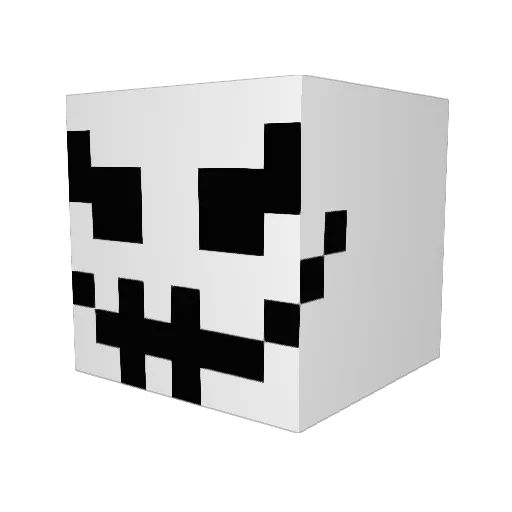 ManicSociety Minecraft avatar head, 3D render