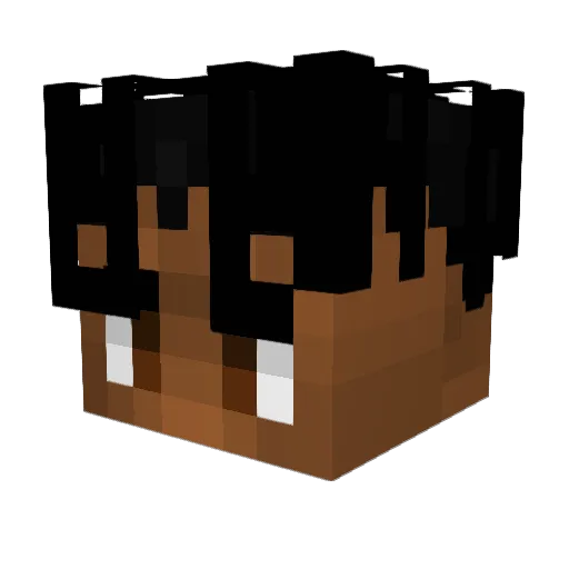 ManickCanaan Minecraft avatar head, 3D render