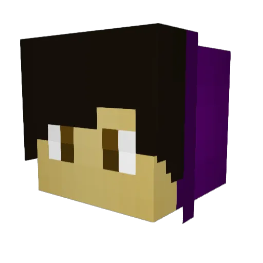Manicminer4 Minecraft avatar head, 3D render
