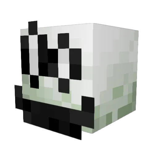 Manipulator_FuFu Minecraft avatar head, 3D render