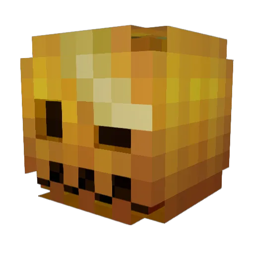 Manis6 Minecraft avatar head, 3D render