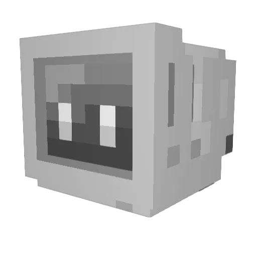 Manith5 Minecraft avatar head, 3D render