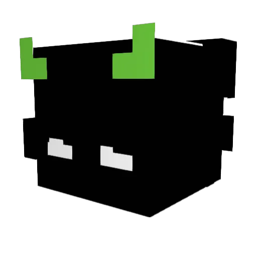Mank99 Minecraft avatar head, 3D render