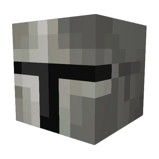 MankeMonkey Minecraft avatar head, 3D render