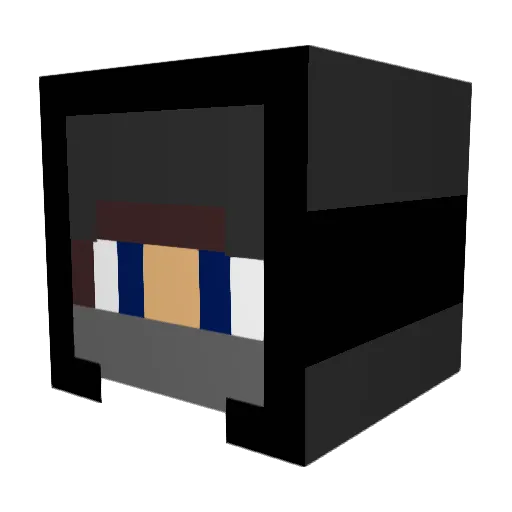 Mankey88 Minecraft avatar head, 3D render