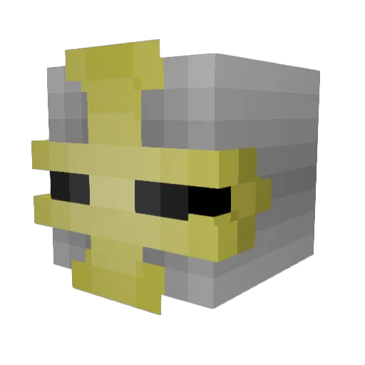 Manlove41 Minecraft avatar head, 3D render