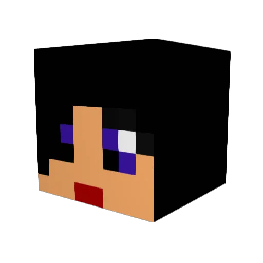 ManlyJack Minecraft avatar head, 3D render