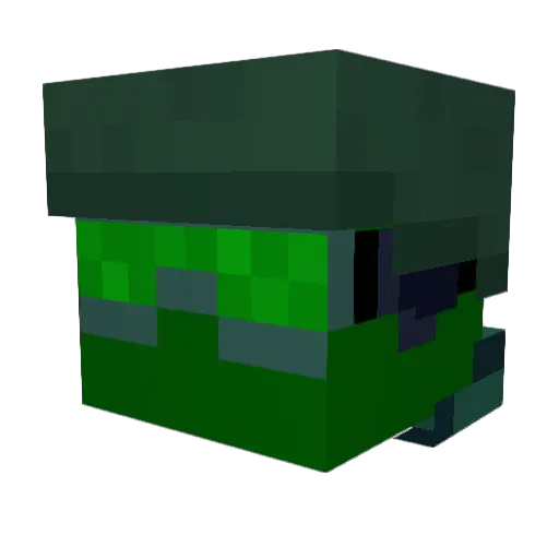 Mann8647 Minecraft avatar head, 3D render