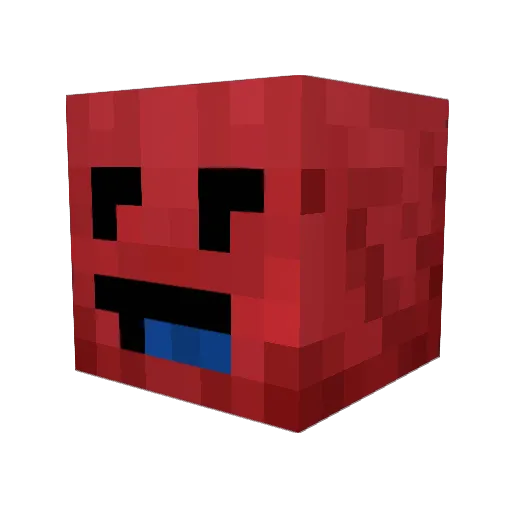 MannSpiderr Minecraft avatar head, 3D render
