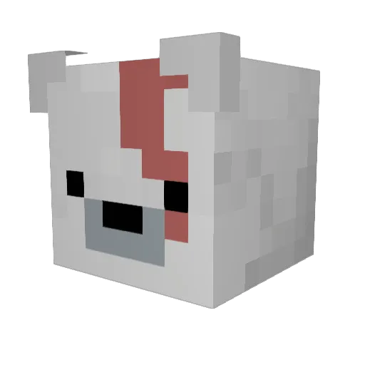 Mann_und_Mythos Minecraft avatar head, 3D render