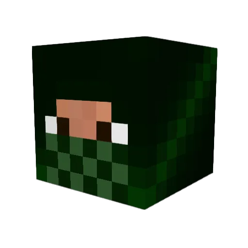 Manne_Pikk Minecraft avatar head, 3D render
