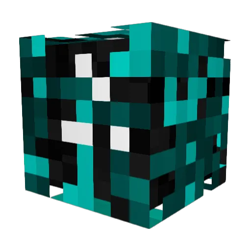 Mannen_Pedro Minecraft avatar head, 3D render