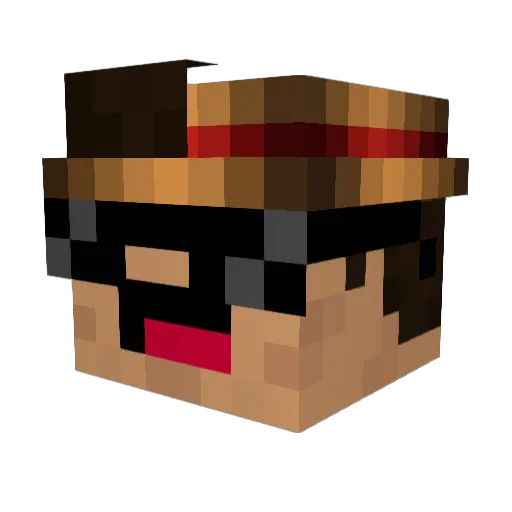 Manning5471 Minecraft avatar head, 3D render