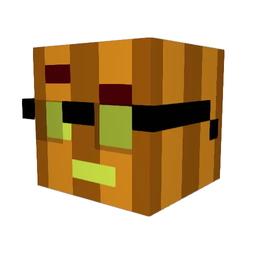 MannorMC Minecraft avatar head, 3D render