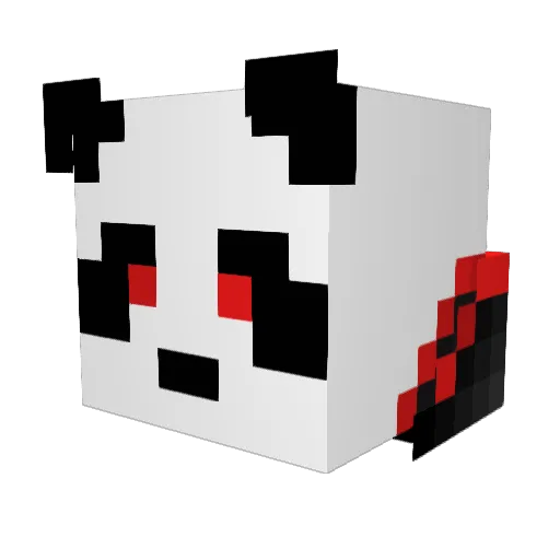 Manny12 Minecraft avatar head, 3D render