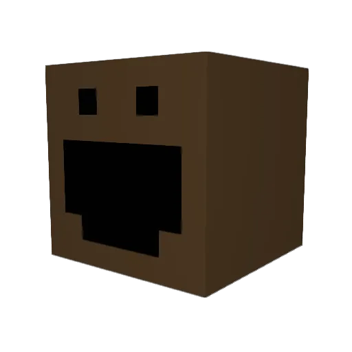 Manny16_ Minecraft avatar head, 3D render