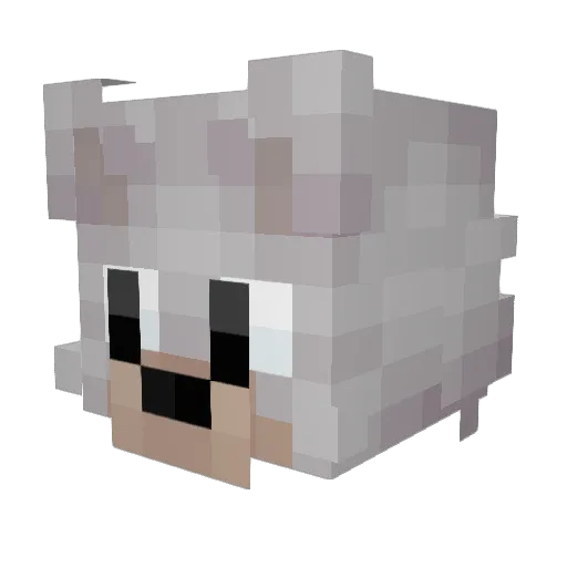 Manny425 Minecraft avatar head, 3D render