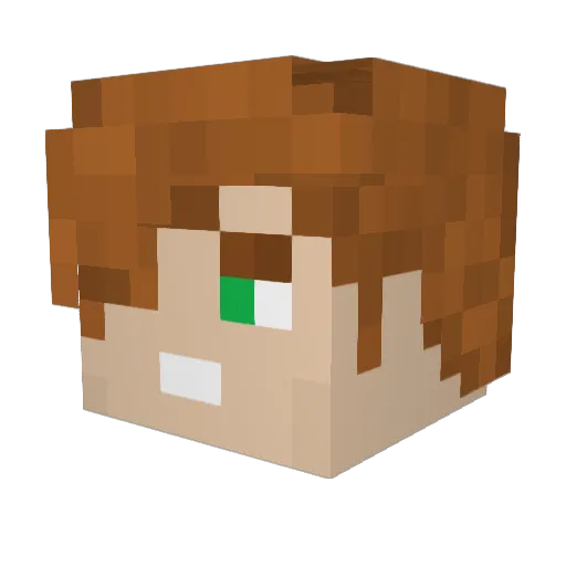 Manny__Manta Minecraft avatar head, 3D render