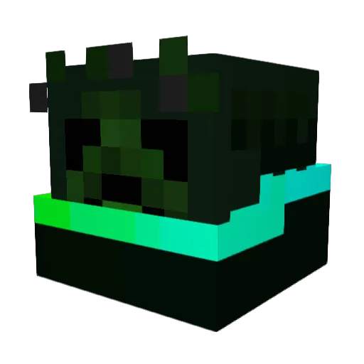 Mannythebeast Minecraft avatar head, 3D render