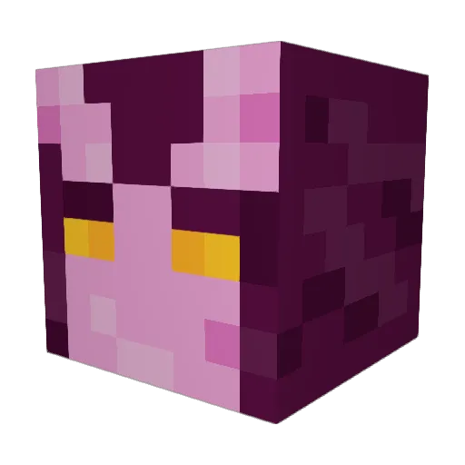 Mannyzzle Minecraft avatar head, 3D render