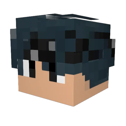 Mano03 Minecraft avatar head, 3D render