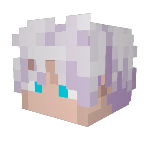 Mano78 Minecraft avatar head, 3D render