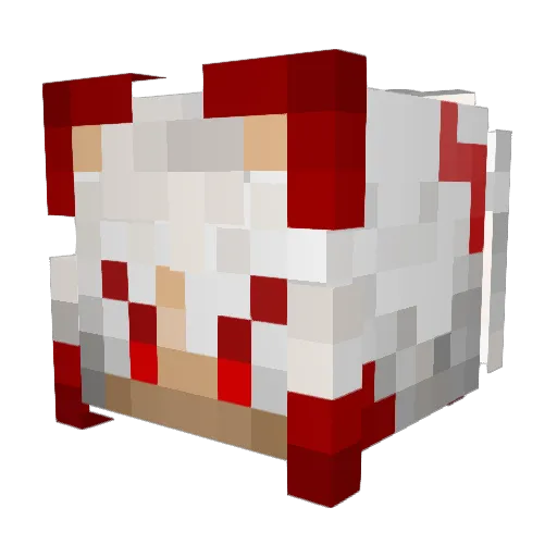 ManoBird Minecraft avatar head, 3D render