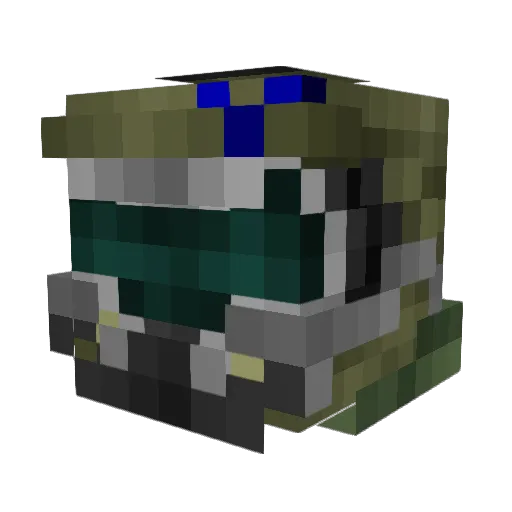 ManoIsMyName Minecraft avatar head, 3D render