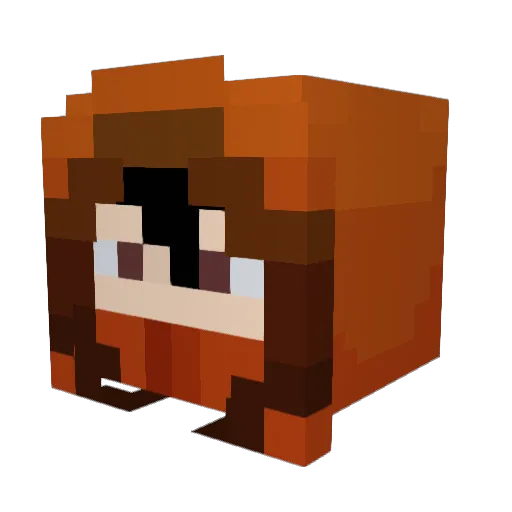 ManoJoe03 Minecraft avatar head, 3D render