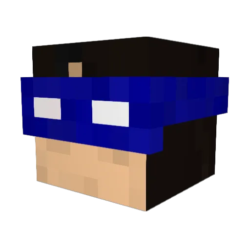 Manoela390 Minecraft avatar head, 3D render
