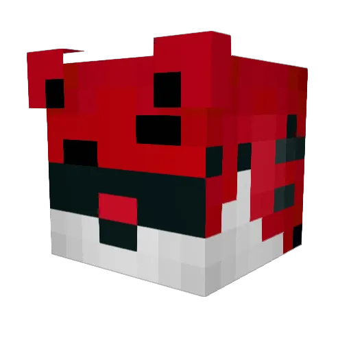 Manolito2500 Minecraft avatar head, 3D render