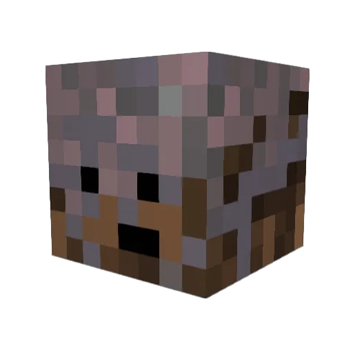 Manorud Minecraft avatar head, 3D render