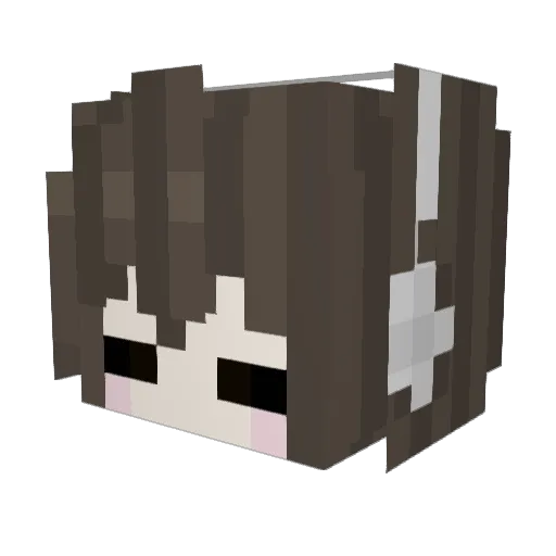 Manos_02 Minecraft avatar head, 3D render